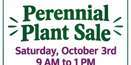 Perennial Plant Sale
