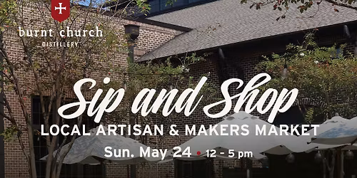 Sip and Shop Local Artisan & Makers Market with live music from Chris Davis