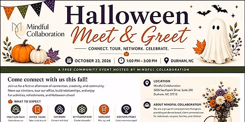 Halloween Meet & Greet: Connection & Community with Mindful Collaboration
