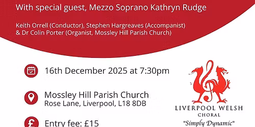 Liverpool Welsh Choral - Festive Sing for Clatterbridge