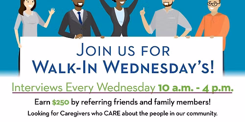 Walk in Wednesday - Open Caregiver Interviews