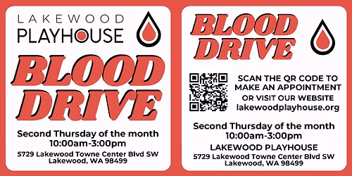 Lakewood Playhouse - Blood Drive