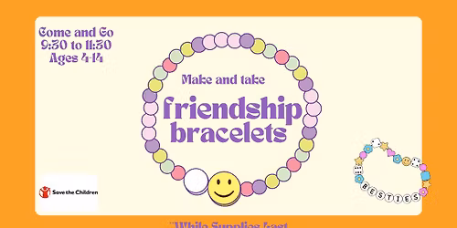 Friendship Bracelets (Ages 4-14)