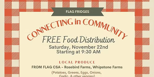 Connecting In Community Free Food Distribution