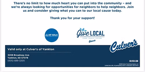 Culver\u2019s Dine to Donate