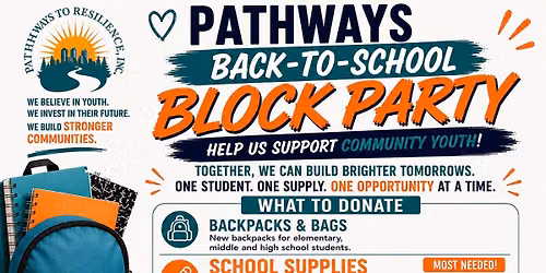 Pathways Back-to-School Block Party