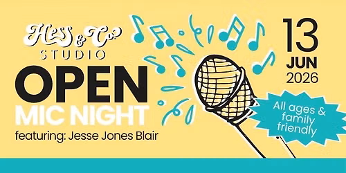 Open Mic Night | Featuring: Jesse Jones Blair @ Hops N' Paws
