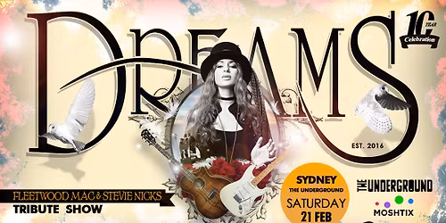 SYDNEY | DREAMS Fleetwood Mac & Stevie Nicks Show at THE UNDERGROUND