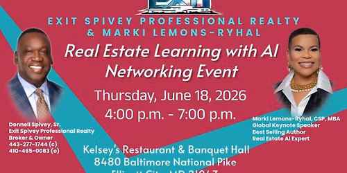 Real Estate Learning with AI Networking Event
