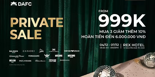 DAFC PRIVATE SALE H\u1ed2 CH\u00cd MINH