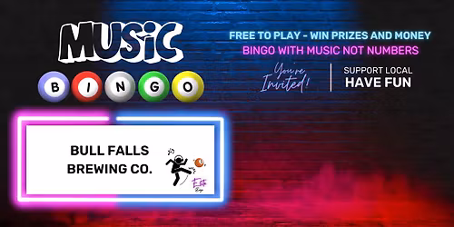 Music Bingo at Bull Fall's Brewing Co.