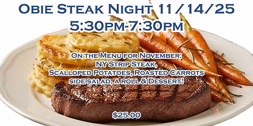 Obie Steak Night