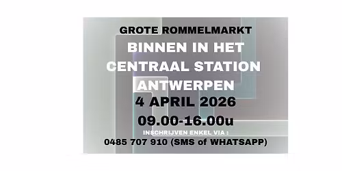 Grote Rommelmarkt + Ambachten Centraal Station Antwerpen