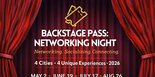Backstage Pass: Networking Night [Stocker Arts Center]