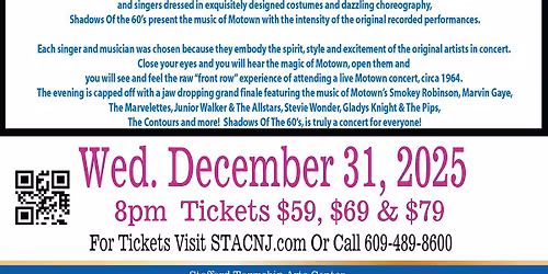 A Legendary New Year's Eve- Shadows of the 60s