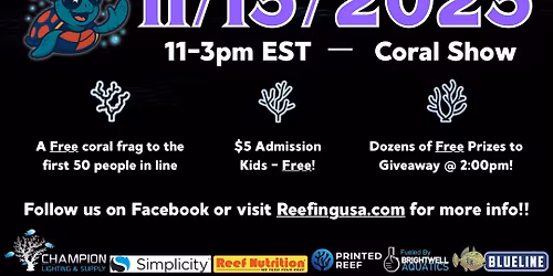 Reefing USA Atlanta Coral Show