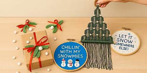 \u2744\ufe0fNo Snow Required: Winter Craft Workshop