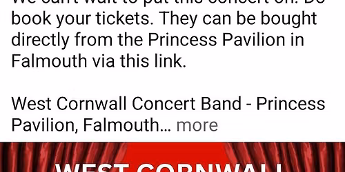 A Magical Evening of Film and Show Music with the West Cornwall Concert Band 