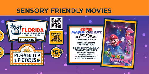 Posability Pictures: Sensory Friendly Movie - Super Mario Galaxy