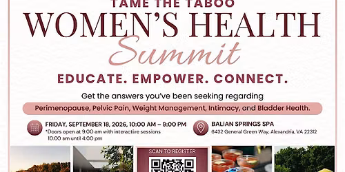 Tame the Taboo: Women\u2019s Health Summit