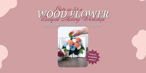 Bookish Wood Flower Bouquet Workshop @ Black Cat Books & Oddities