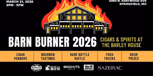 Barn Burner Cigars & Spirits at The Barley House