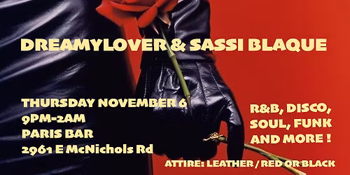 Venus: A night for lovers & loners | DJ Dreamy Lover + SASSI BLAQUE!
