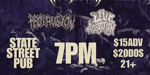 Stranger Attractions Presents DIABOLIC OATH w\/ VIOGRESSION, PROTRUSION & LIVE DISSECTION!! 