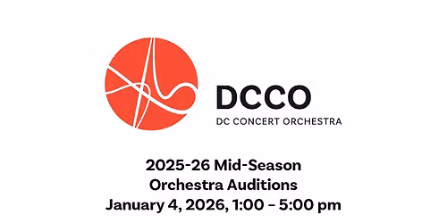 DCCO 2025-26 Mid-season Auditions