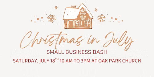 Christmas in July Small Business Bash