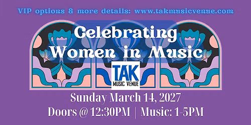 Women in Music: mini festival event day honoring female musicians