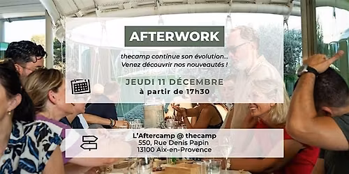 Afterwork \u00e0 thecamp