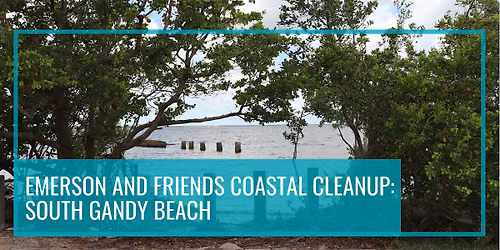 Emerson and Friends Coastal Cleanup: South Gandy Beach