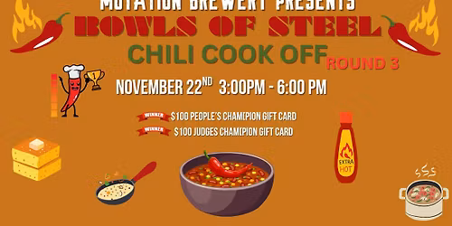 Bowls of Steel #3 | Chili Cook Off