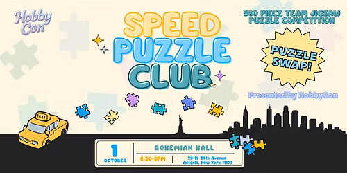 Speed Puzzle Club: Presented by HobbyCon