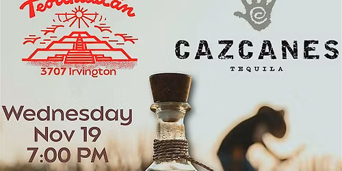 Cazcanes Tequila Flight tasting