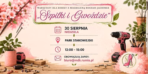 Szpilki i gwo\u017adzie - warsztaty dla kobiet z Magdalen\u0105 Bochan-Jachimek