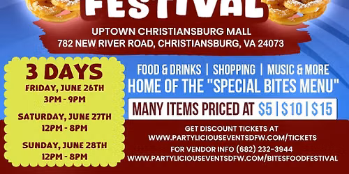 Bites Food Festival - Christiansburg, VA