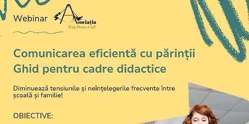 Webinar - Comunicarea eficient\u0103 cu p\u0103rin\u021bii