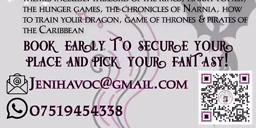 Fantasy Fiction Cross Stitch Bookmark Workshop!!