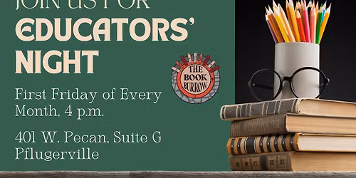 Educators' Night at The Book Burrow!