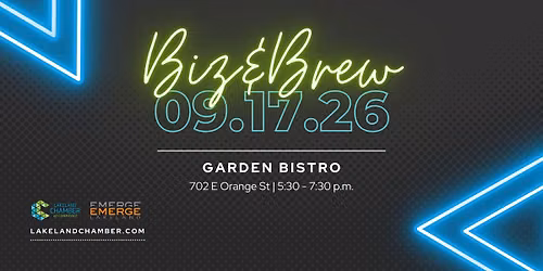 Biz & Brew at Garden Bistro