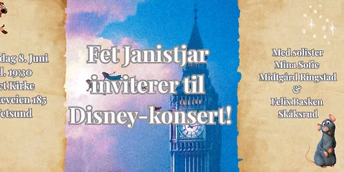 \ud83c\udff0 Disneykonsert i Fet kirke | Fet janitsjar