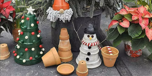 Kids Holiday Terracotta Pot workshop