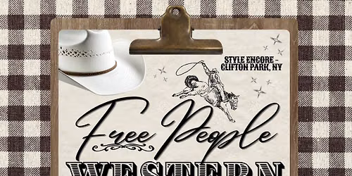 FREE PEOPLE + WESTERN DROP