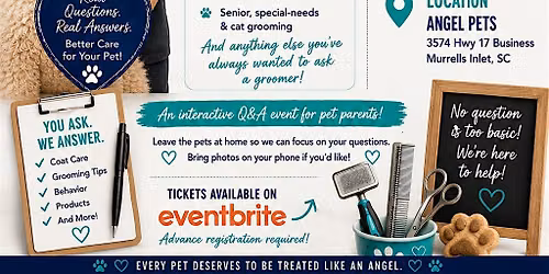 Ask A Groomer \u200d- Pet Parent Q&A Night