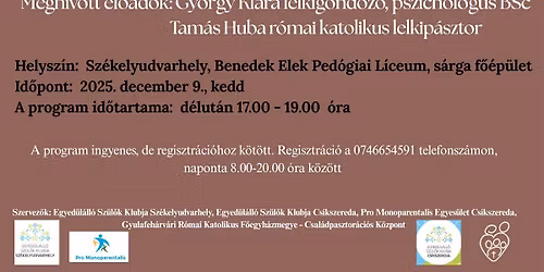 Lelki d\u00e9lut\u00e1n, kar\u00e1csonyra hangol\u00f3dva 