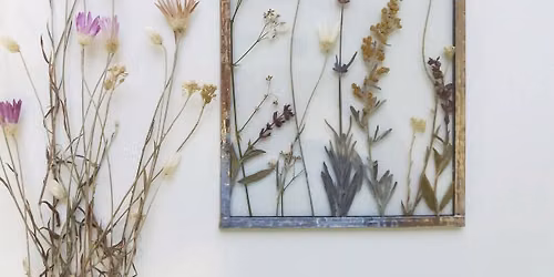 Flower Workshop: Pressed Flower Picture Collage - Tuesday September 15th from 5:30-7:30 pm