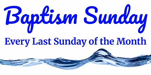 Baptism Sunday