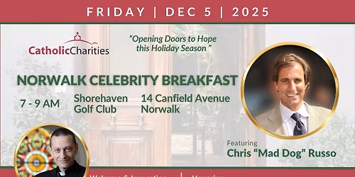 2025 Catholic Charities Norwalk Celebrity Breakfast